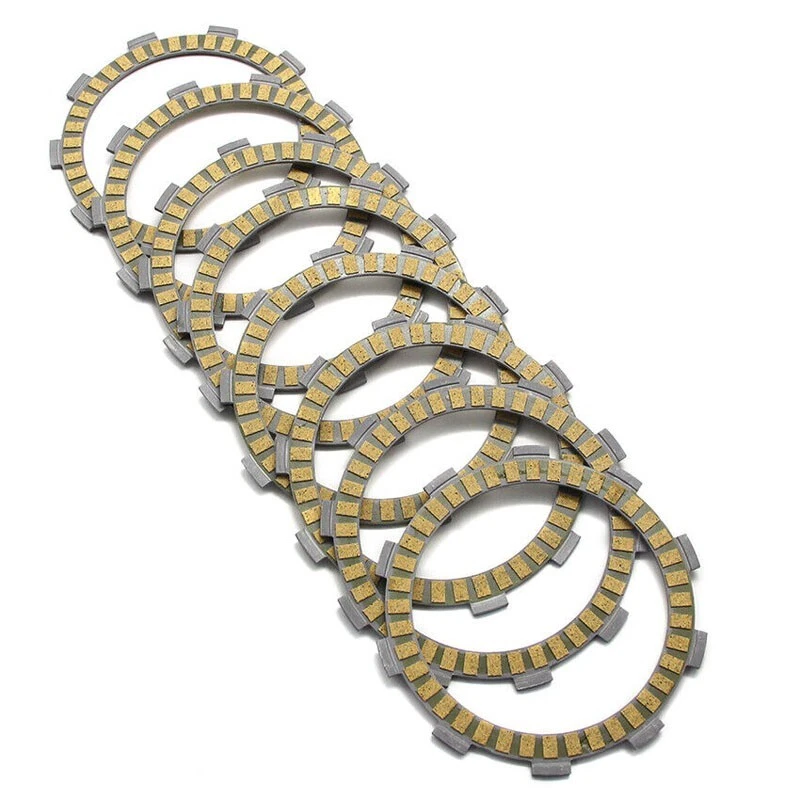 Clutch Friction Steel Plates Kit for Yamaha FZR400 U/W/A/SUC/SWC/SAC 1988-1990 - Image 2 of 4
