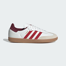Adidas SAMBA OG SHOES White Red JI3201 Men's Size