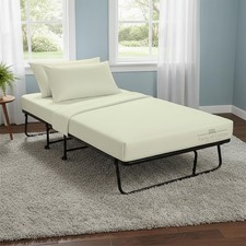 4 Piece Cot Sheets 30x80 Set, Premium Egyptian Cotton 600 Thread-Count Sheets...