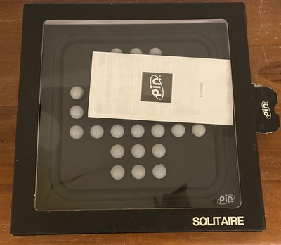Solitärspiel Holz Marmor Solitär Schachspiele Geschenk Partyspiel Requisiten UK