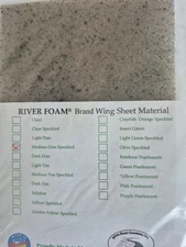 RIVER ROAD  WING SHEET  Material, Med Dun Speckled, Fly tying