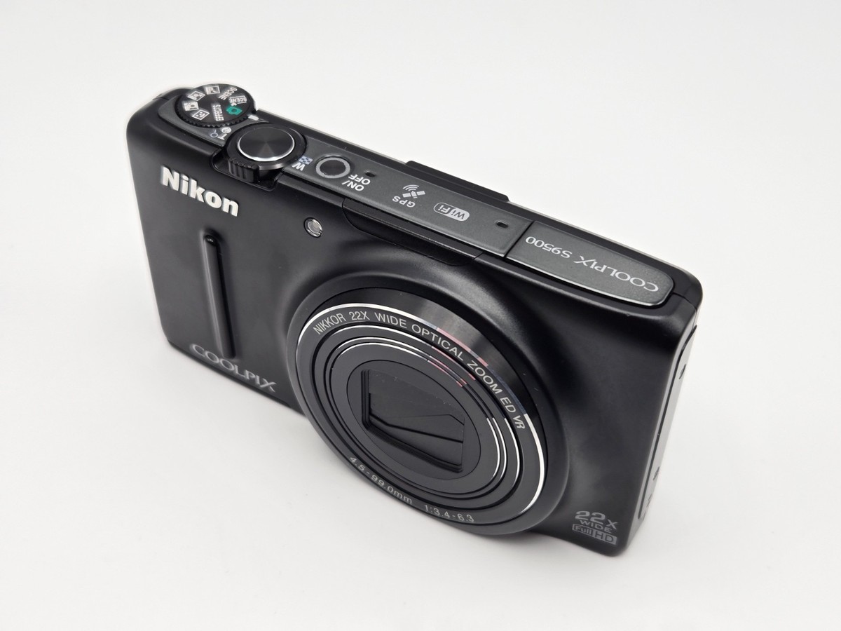 MINT] Nikon COOLPIX S9500 Black 18.1MP Compact Digital Camera From
