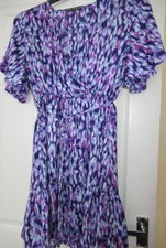 LADIES GIRL IN MIND SILKY WRAP  DRESS size 12