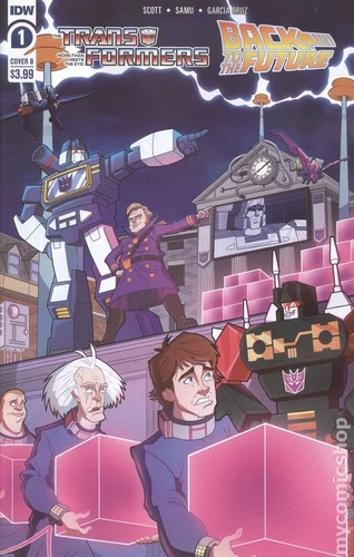 Transformers Back to the Future 1B Murphy Variant VF 2020 Stock Image