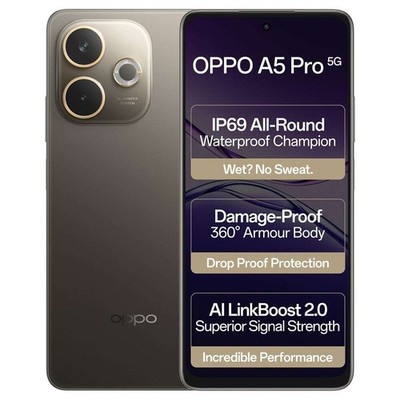 OPPO A5 Pro 5G (Brown 8GB RAM 128GB) MediaTek Dimensity 6300 Global Version.