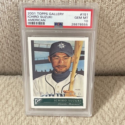 2001 Topps Gallery American #151 Ichiro Suzuki  RC PSA10