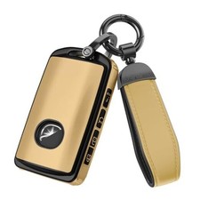 For Mazda Key Fob Cover Accessories- Matte Tpu Key Fob Cover Champagne Gold