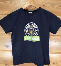 Bape Baby ABathing Baby Milo Happy Childhood Shirt Youth 15X19 Stain READ