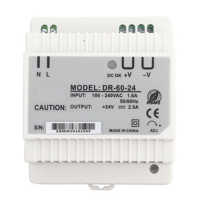 DR-60-24 60W Einzelausgang 24V Din-Schienen-Netzteil -Schaltnetzteil