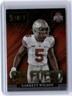 2022 Panini Select Draft Picks Garrett Wilson En Fuego Silver Prizm #EN-GW 1D1B3