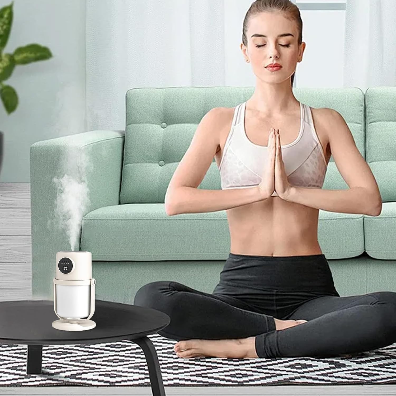 Generic Portable Mini Humidifier with 2-color Styles, Cool Mist Small Desk Humid