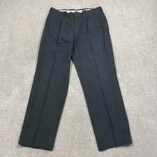 Vintage 50s 60s Botany Rayon Drop Loop Pants Slacks Mens 36x30 Rockabilly MCM