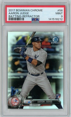Aaron Judge [Batting Refractor] #56 2017 Bowman Chrome card
