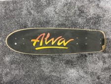 Vintage Tony Alva Skateboard Sims Snakes Wheels Act Trucks Used