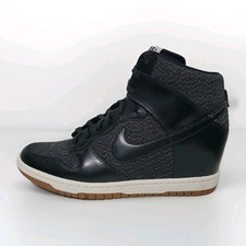 NIKE Dunk Sky Hi Essential Zeppa Taglia UK 7 EUR 41 (644877 003) ^*^ NERO