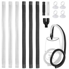 REPTIZOO Reptile Fogger Extension Tube, black