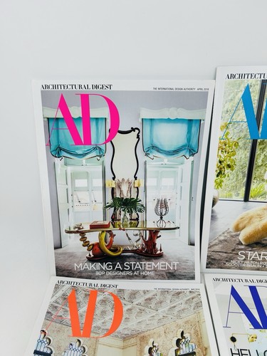 2018 Architectural Digest Magazines Interior Design Ads Lot of 5 - Picture 2 of 9