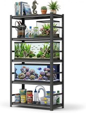 Aquarium Stand Fish Tank Stand 1600LBS Metal Shelving Adjustable Heavy Duty