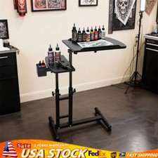 Tattoo WorkStation Arm Rest Mobile Work Station Portable Tray Rolling Stand NEW