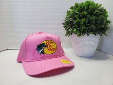 Bass Pro Shops Logo  Youth  Mesh Snap-Back Hat Fishing  Outdoors  Pink New