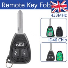 3 Button Remote Control Key Fob for Dodge Dakota Chrysler Aspen KOBDT04A 433MHz