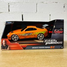 Jada Toys Fast  Furious 1:24 Brian's Toyota Supra Remote Control RC Car