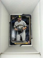 2024 Bowman Base Paper Corbin Burnes #45 Milwaukee Brewers MLB Baseball. B17