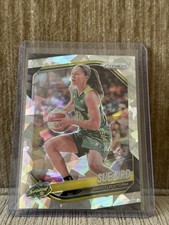2025 Panini Prizm WNBA #38 Sue Bird Silver Cracked Ice #38 Storm Legend