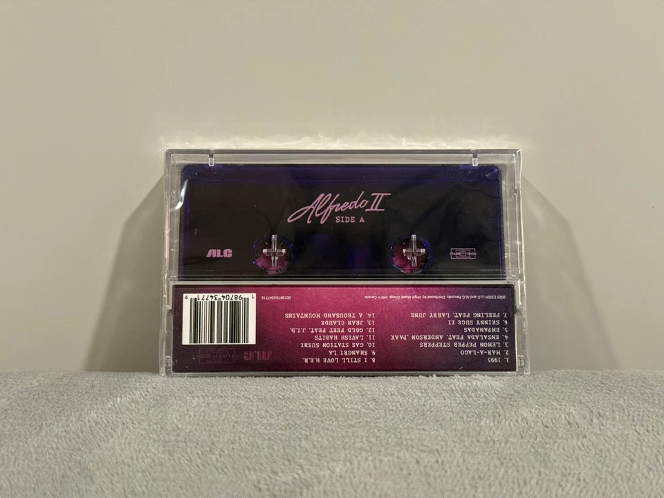 Freddie Gibbs x Alchemist 'Alfredo 2' Purple Cassette Tape /500 SHIPS ASAP - Image 3 of 4