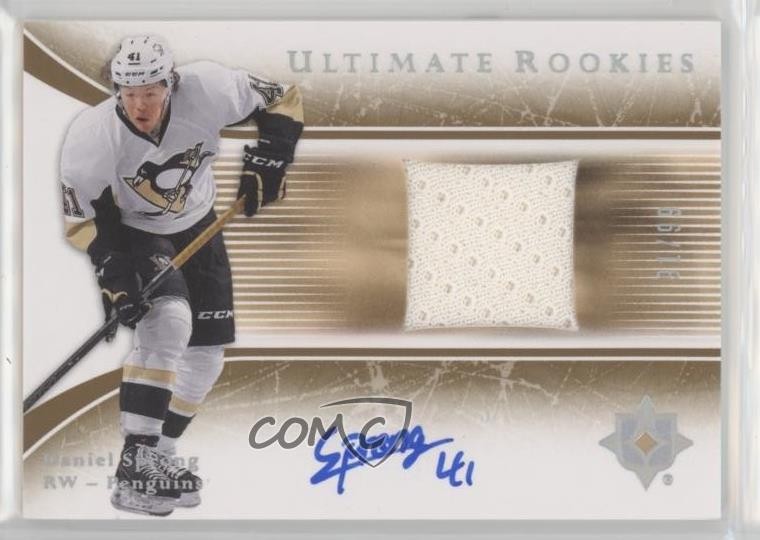 2015 Ultimate Collection Spectrum Silver Jersey 91/99 Daniel Sprong Auto RC 0h3i