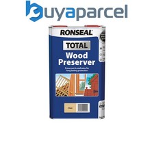 Ronseal 37658 Total Wood Preserver Clear 5 litre RSLWPCL5L
