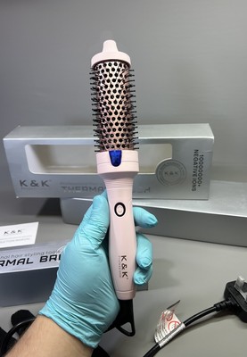 K&K Thermo Heißbürste Keratin Protect Heizfass 38 mm Glätteisen Lockenstab