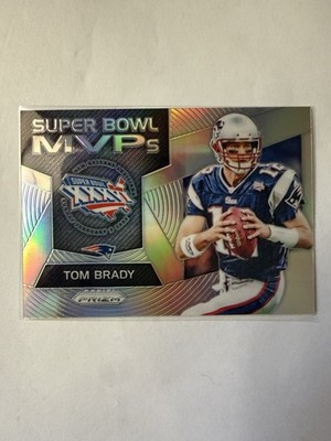 2017 Panini Prizm Tom Brady #15 Super Bowl MVP's Silver Prizm PATS GOAT 