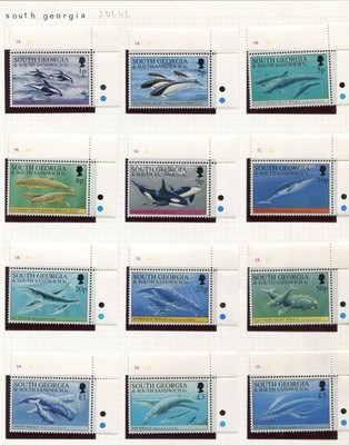 SÜDGEORGIEN & S SANDWICH ISL. 1994 BIRDS FULL DEFINITIVE MNH SG231-42+++++