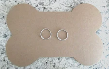 9" Dog Bone Chipboard Scrapbook Album (5 Pages)