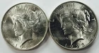 *1923 P MINT PEACE DOLLAR LOT* *BU* *2 COINS* NR #P2924