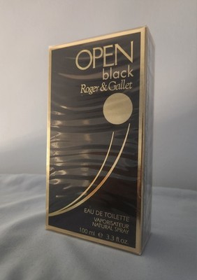 Roger & Gallet Open Black edt 3.3oz/100ml-BRAND NEW IN WRAPPED BOX!