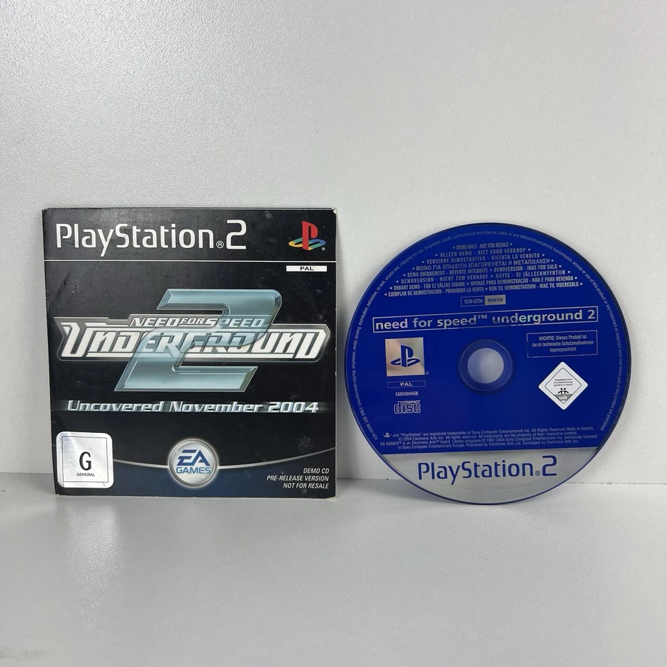 Need For Speed Underground 2 Uncovered November 2004 Demo Disk Ps2 RARE - Image 3 of 4