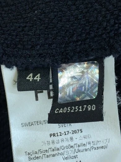 FENDI Pullover felpa con cappuccio Bugs Eye 44 Cotone BLK FY0872A1EO