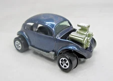 Vintage Johnny Lightning Bug Bomb Diecast Car in Steel Blue