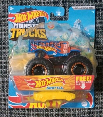 2021 HotWheels Monster Trucks/ HW Shuttle/ 1:64 Scale/ Circle Flame!