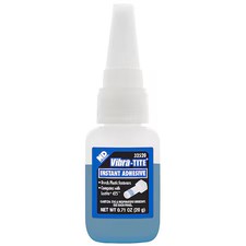 Vibra-Tite 32520 Plastic Threadlocker, Vibra-Tite 325, Blue, Liquid, 20 G Bottle