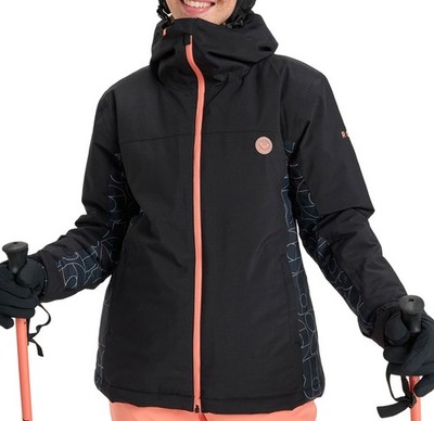 ROXY Snowboard Skijacke Winterjacke GALAXY Jacke 2026 true black bobby line Schn