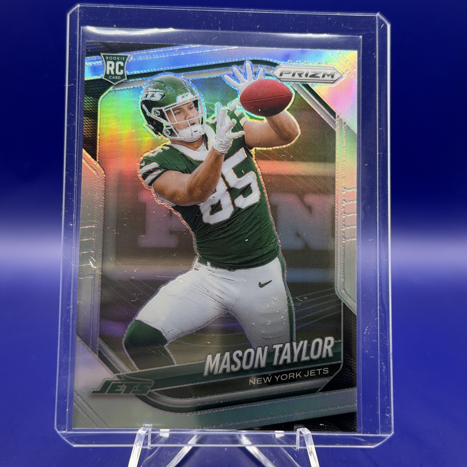 2025 Panini Prizm - Rookies Mason Taylor #329 Silver Prizm (RC) New York Jets