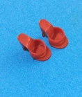 Vintage Barbie Doll Red Mules 1960+