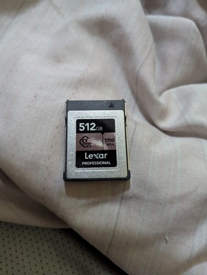 Lexar Professional SILVER Series 512GB CFexpress Type B PCIe 3.0 Memory Card