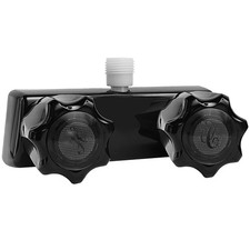 RV Shower Faucet, 4" Camper Shower Faucet Valve Diverter with Knobs for Outdoor
