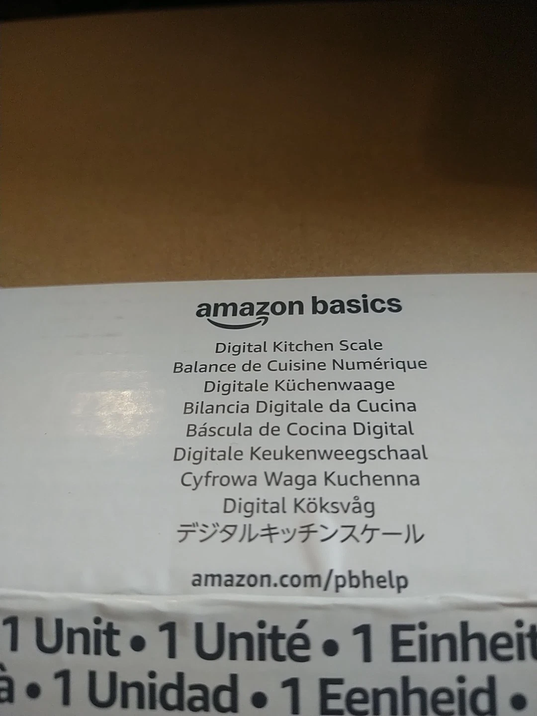 Amazon Basics Digital Kitchen Scale With LCD Display