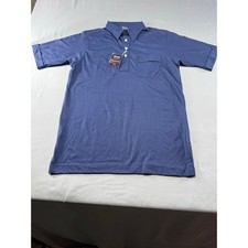 Vintage Arrow Tournament Polo Shirt Men s Size M Navy Blue Short Sleeve NWT