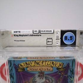 NES Nintendo Game KING NEPTUNE'S ADVENTURE - WATA GRADED 8.5 A++! NEW & Sealed!